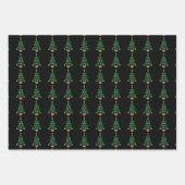 Martial Arts - Mädchen Karate Weihnachtsbaum Geschenkpapier Set (Vorderseite 2)