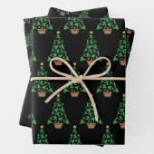 Martial Arts - Mädchen Karate Weihnachtsbaum Geschenkpapier Set (Beispiel)