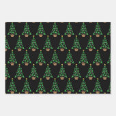 Martial Arts - Mädchen Karate Weihnachtsbaum Geschenkpapier Set (Vorderseite)