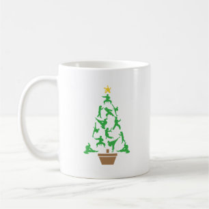Martial Arts - Mädchen Karate Weihnachtsbaum Kaffeetasse