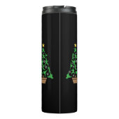 Martial Arts - Mädchen Karate Weihnachtsbaum Thermosbecher (Rückseite)