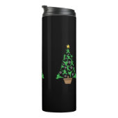 Martial Arts - Mädchen Karate Weihnachtsbaum Thermosbecher (Nach rechts gedreht)