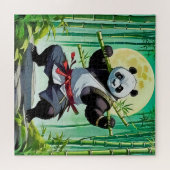 Martial Arts Panda Puzzle (Horizontal)
