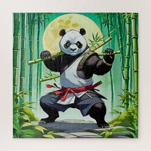 Martial Arts Panda Puzzle (Vertikal)