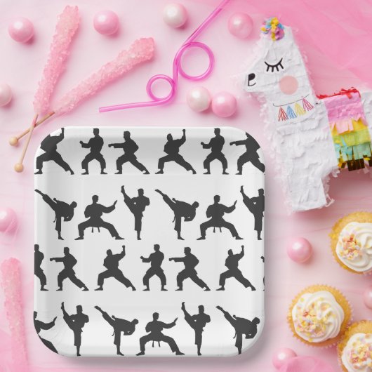 Martial Arts Pappteller (Party)