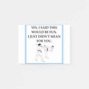 MARTIAL ARTS POST-IT KLEBEZETTEL