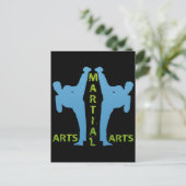 MARTIAL ARTS POSTKARTE (Stehend Vorderseite)