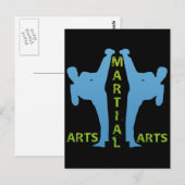 MARTIAL ARTS POSTKARTE (Vorne/Hinten)