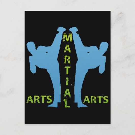 MARTIAL ARTS POSTKARTE (Vorderseite)