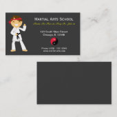 Martial Arts School Visitenkarte (Vorne/Hinten)