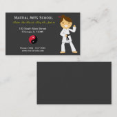 Martial Arts School Visitenkarte (Vorne/Hinten)