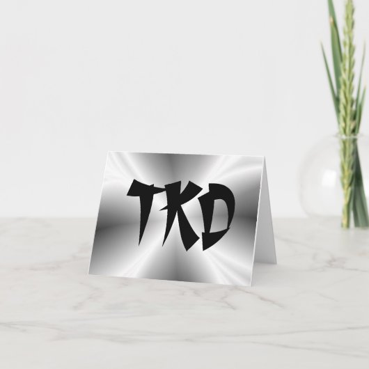 Martial Arts Silver TKD Karte (Vorderseite)