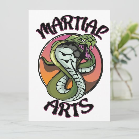 Martial Arts Snake (Stehend Vorderseite)