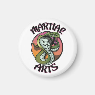 Martial Arts Snake Magnet