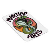 Martial Arts Snake Magnet (Rechte Seite)