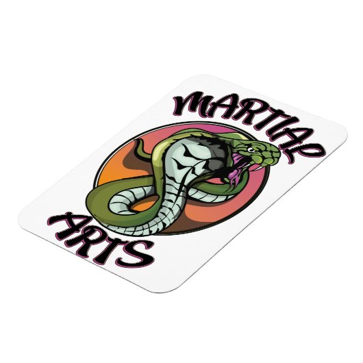 Martial Arts Snake Magnet (Linke Seite)