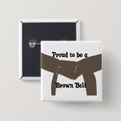 Martial Arts stolz sein zu können Button (Vorne & Hinten)