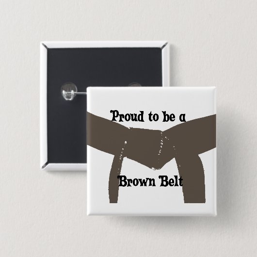Martial Arts stolz sein zu können Button (Vorne & Hinten)