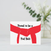 Martial Arts stolz sein zu können Postkarte (Stehend Vorderseite)