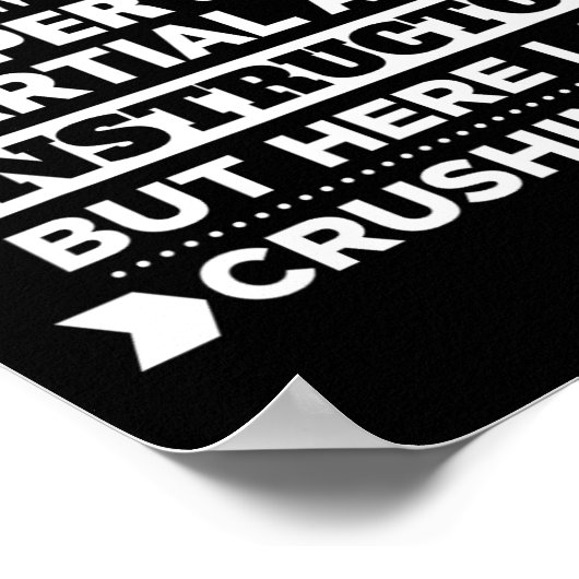 Martial Arts T Shirt für Instructor. Funny Karate Poster (Ecke)