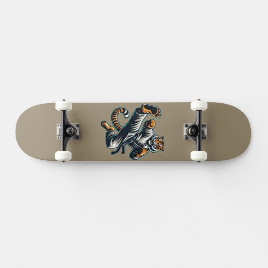 Martial Arts Tiger Skateboard (Horizontal)