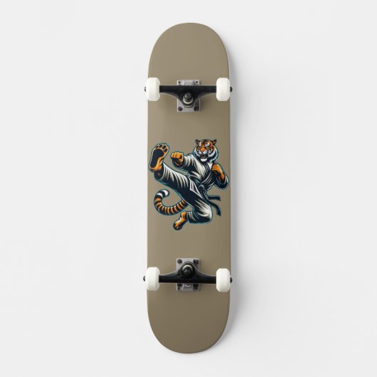 Martial Arts Tiger Skateboard (Vorderseite)
