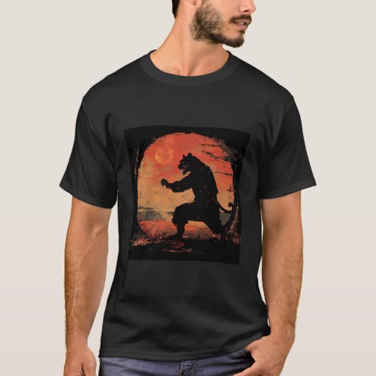 Martial Arts Tiger T-Shirt (Vorderseite)