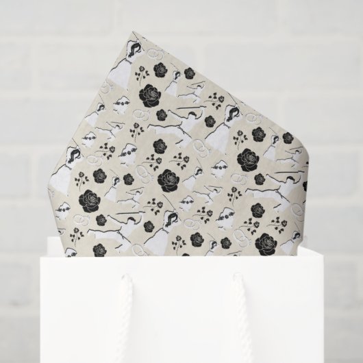 Martial Arts Wedding Tissue Paper Seidenpapier (Geschenk Tasche)