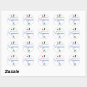 Martial Charts FX Round Stickers (Blatt)