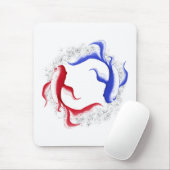 Martial Flow Abstract Yin Yang Kampfsport Mousepad (Mit Mouse)