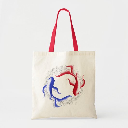 Martial Flow Abstract Yin Yang Kampfsport Tragetasche (Vorne)