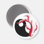Martial Flow Abstract YinYang Kampfsport-Aufkleber Magnet (Vorderseite/Rückseite)