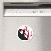 Martial Flow Abstract YinYang Kampfsport-Aufkleber Magnet (In Situ (Geschirrspüler))