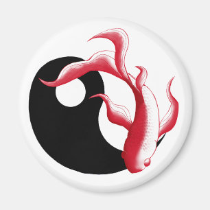 Martial Flow Abstract YinYang Kampfsport-Aufkleber Magnet