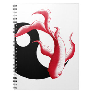 Martial Flow Abstract YinYang Kampfsport-Aufkleber Notizblock