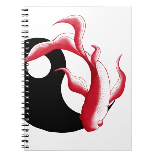 Martial Flow Abstract YinYang Kampfsport-Aufkleber Notizblock (Vorderseite)