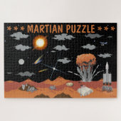 Martian Art Sci Fi Mars Story Puzzle (Horizontal)