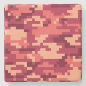 MARTIAN DESERT DIGITALE CAMOUFLAGE / CAMOUFLAGE STEINUNTERSETZER (Vorderseite)