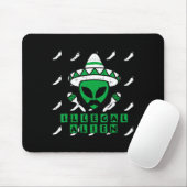 Martian Illegal Alien Mexican Area-51 Fun Hallowee Mousepad (Mit Mouse)