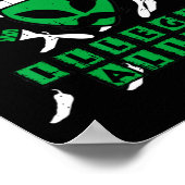 Martian Illegal Alien Mexican Area-51 Fun Hallowee Poster (Ecke)