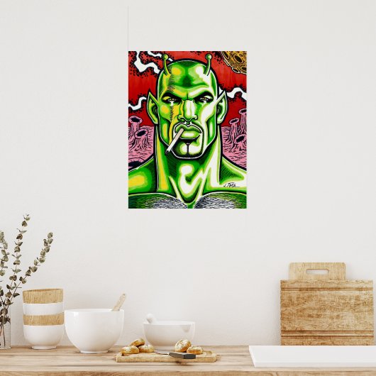 Martian Machismo Poster (Küche)