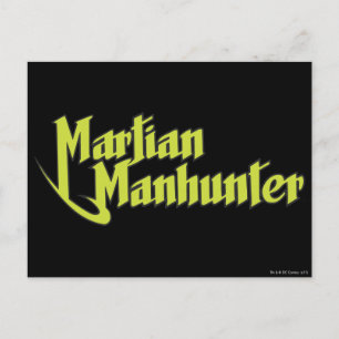 Martian Manhunter Logo Postkarte