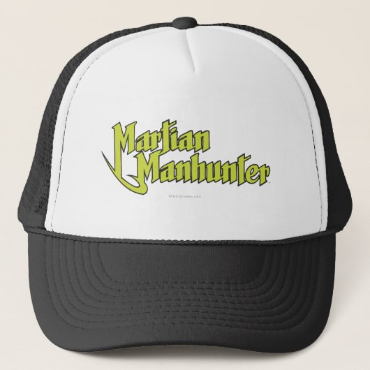 Martian Manhunter Logo Truckerkappe (Vorderseite)