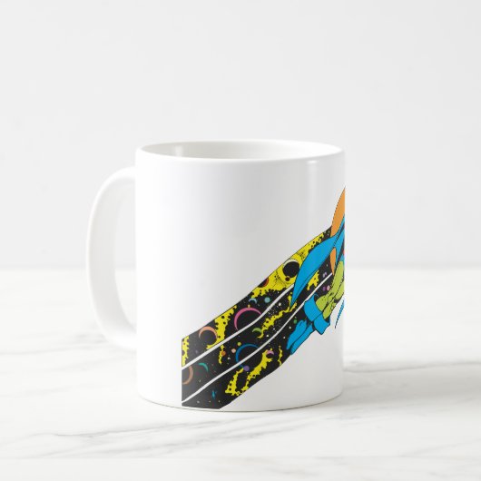 Martian Manhunter nimmt Flug Kaffeetasse (Vorderseite Links)