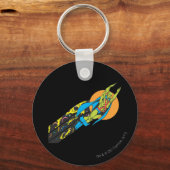 Martian Manhunter nimmt Flug Schlüsselanhänger (Vorderseite)