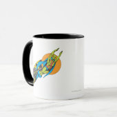 Martian Manhunter nimmt Flug Tasse (Vorderseite Links)