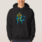 Martian Manhunter Posen Hoodie (Vorderseite)
