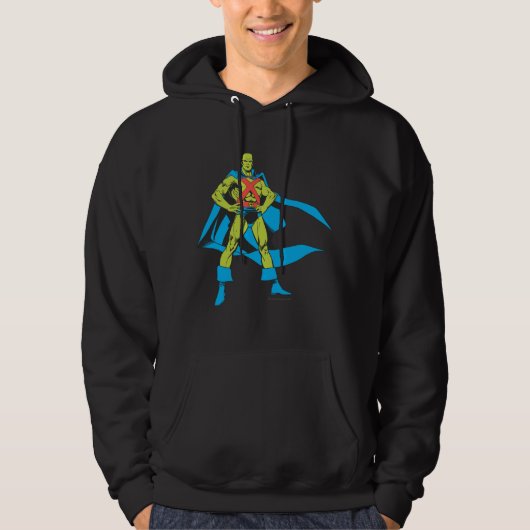 Martian Manhunter Posen Hoodie (Vorderseite)