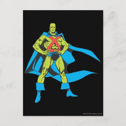 Martian Manhunter Posen Postkarte (Vorderseite)