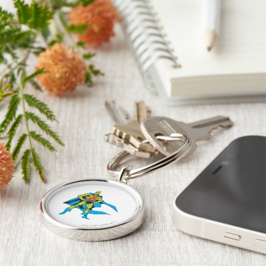 Martian Manhunter Posen Schlüsselanhänger (Seite)